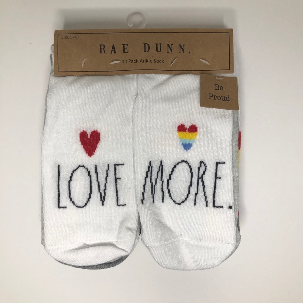 Rae Dunn Love Wins "Be Proud" Socks | Sizes 5-10